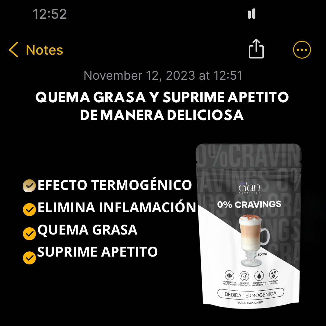0% CRAVINGS - CAFÉ TERMOGÉNICO